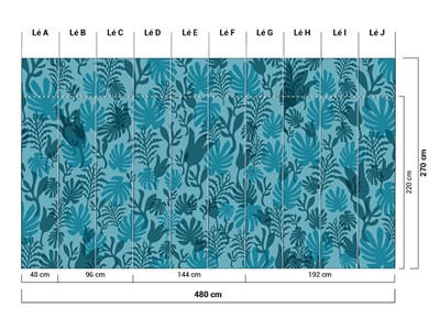 Botanical Atoll Blue