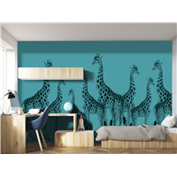 Giraffes Atoll Blue