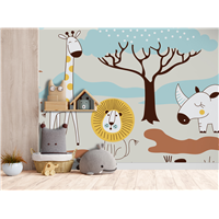 Jungle Animals Grey